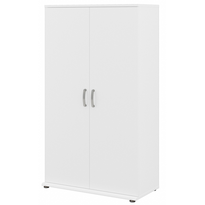 Universal Tall Storage Cabinet with Doors and Shelves