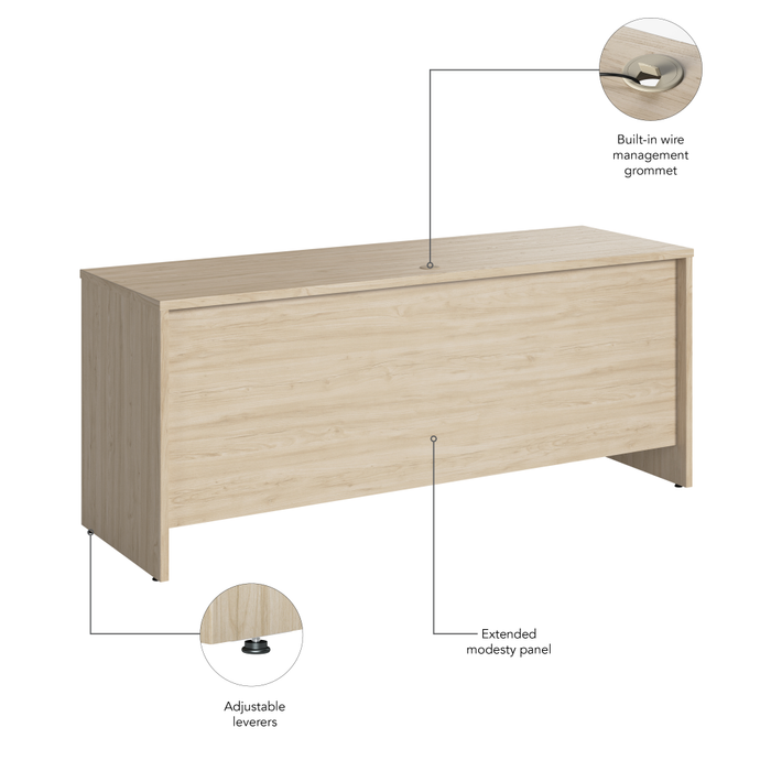 Studio C 72W x 24D Credenza Desk
