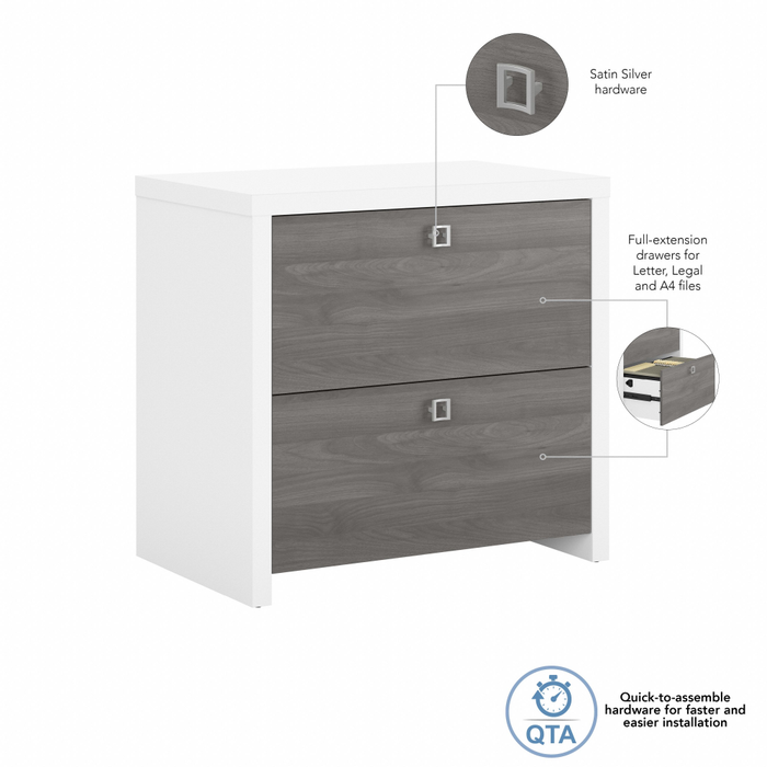 Echo 2 Drawer Lateral File Cabinet