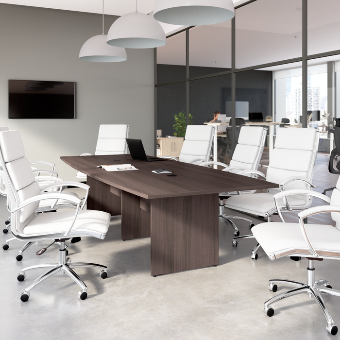 120-inch Office Conference Table with Wood Base