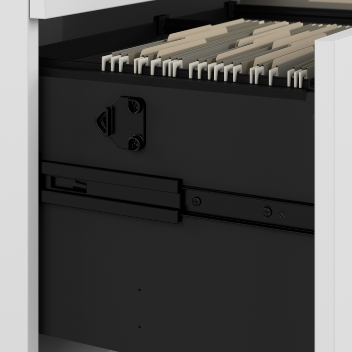 Easy Office 2 Drawer Lateral File Cabinet - Assembled