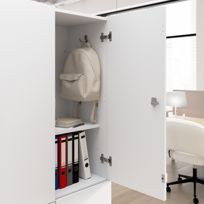 Assure Two Tier 4 Door Storage Lockers with Keypad Locks