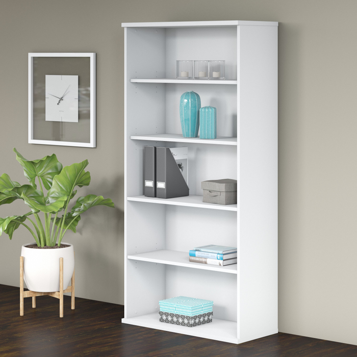Studio C Tall 5 Shelf Bookcase