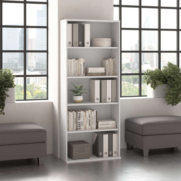 Hustle Tall 5 Shelf Bookcase