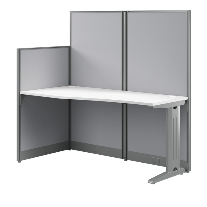 Office in an Hour 65W x 33D Straight Cubicle Desk