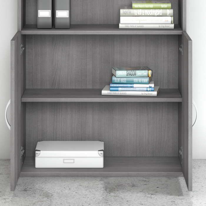 Studio A Tall 5 Shelf Bookcase with Doors