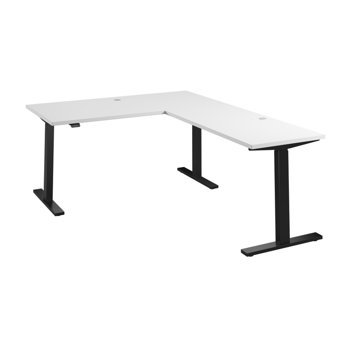 Move 60 Series 60W Height Adjustable L Shaped Standing Desk
