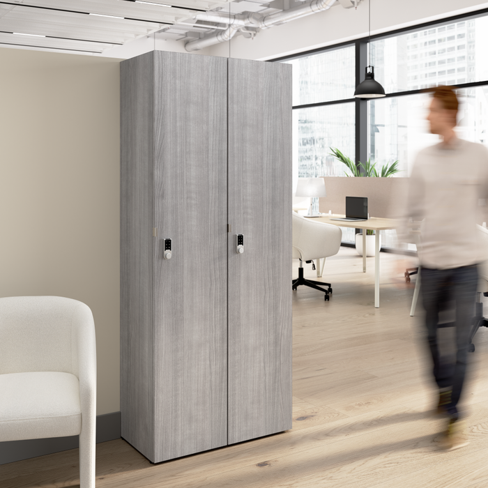 Assure Single Tier 2 Door Storage Locker with Keypad Locks