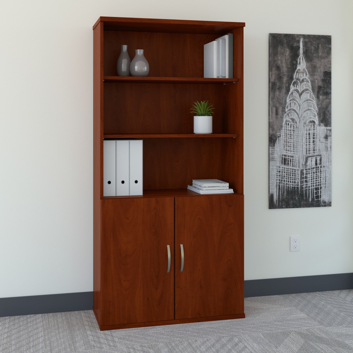Series C 36W 5 Shelf Bookcase with Doors