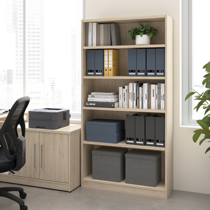 Vista Tall 5 Shelf Bookcase