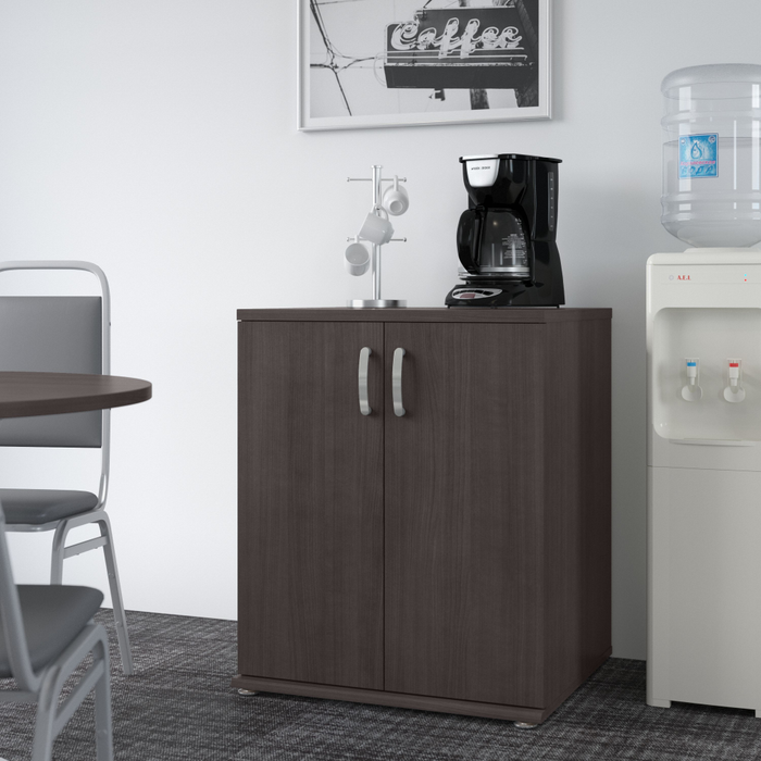 Universal Floor Storage Cabinet with Doors and Shelves