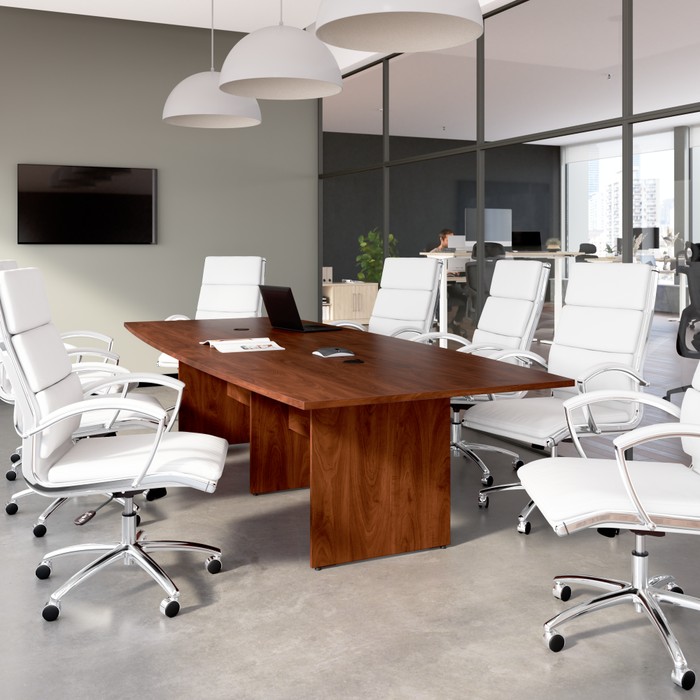 120-inch Office Conference Table with Wood Base
