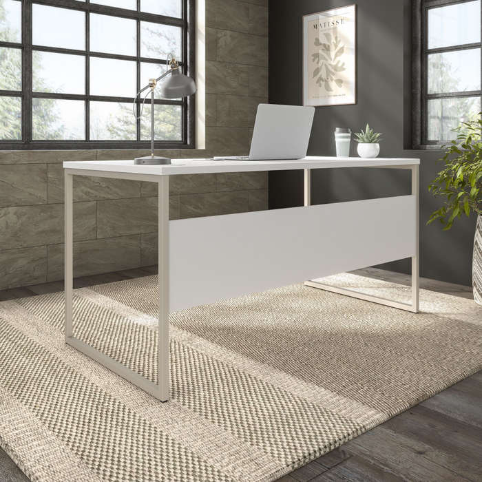 Hybrid 60W x 30D Computer Table Desk with Metal Legs
