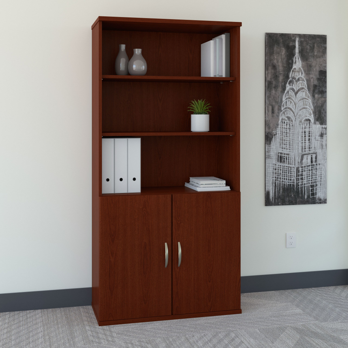 Series C 36W 5 Shelf Bookcase with Doors