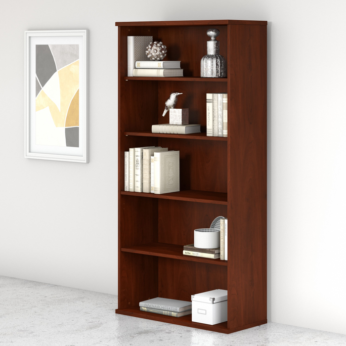 Studio C Tall 5 Shelf Bookcase