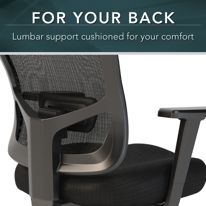 Series C 72W L Shaped Desk with Mobile File Cabinet and High Back Multifunction Office Chair