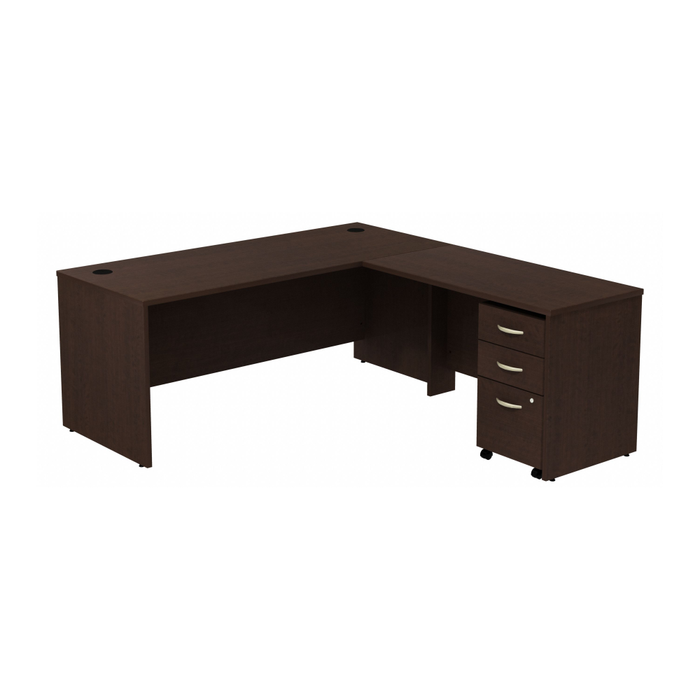 Series C 72W L Shaped Desk with 48W Return and Mobile File Cabinet
