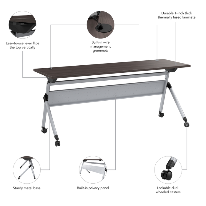 Envision 72W Folding Training Table
