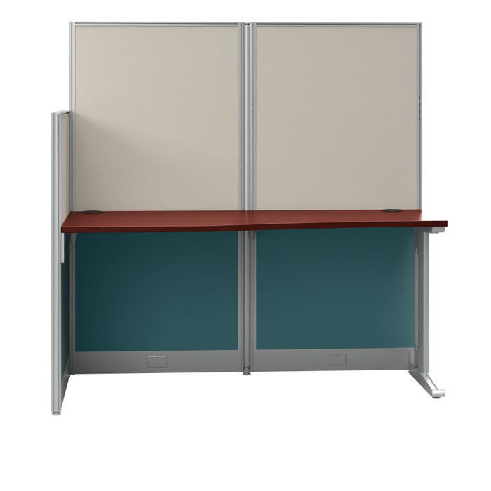 Office in an Hour 65W x 33D Straight Cubicle Desk