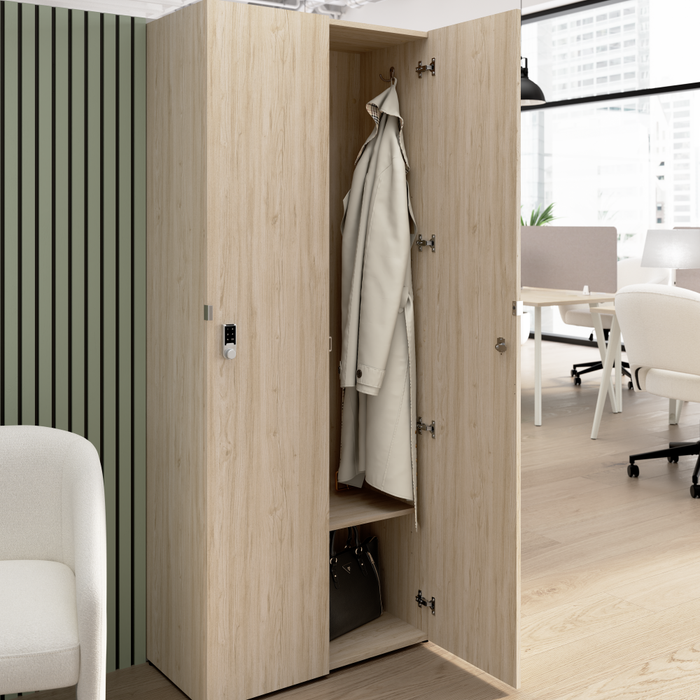 Assure Single Tier 2 Door Storage Locker with Keypad Locks