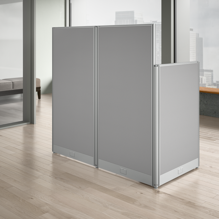 Office in an Hour 65W x 33D Straight Cubicle Desk