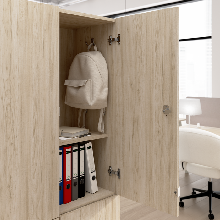 Assure Two Tier 4 Door Storage Lockers with Keypad Locks