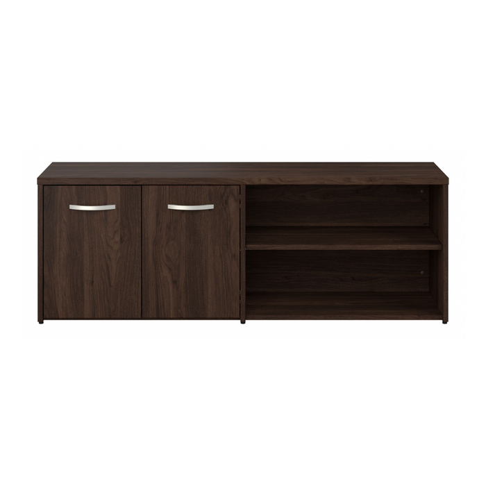 Studio C Low Storage Cabinet with Doors and Shelves