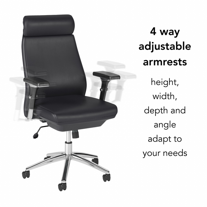Metropolis High Back Leather Executive Office Chair