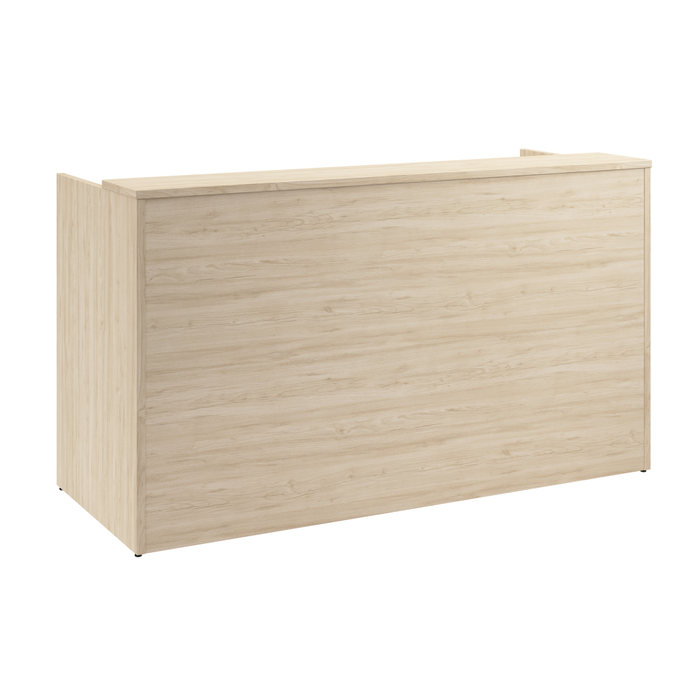 Arrive 72W x 30D Reception Desk with Shelf and Mobile File Cabinet
