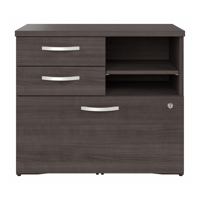 Studio C Office Storage Cabinet with Drawers and Shelves