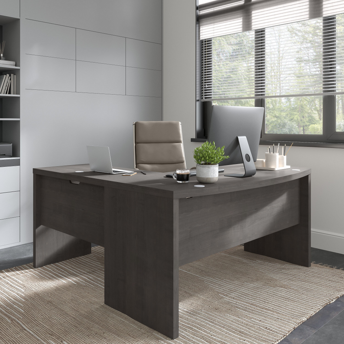 Echo L Shaped Bow Front Desk