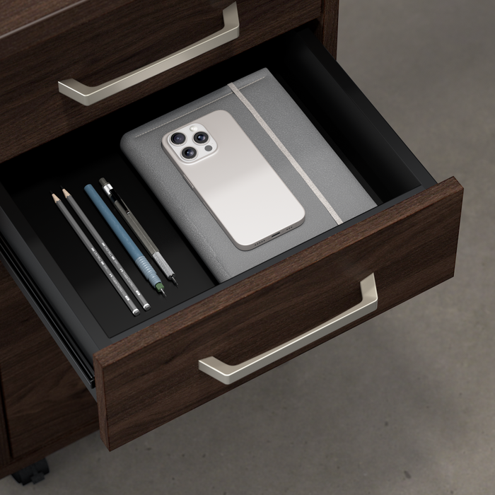 Vista 3 Drawer Mobile File Cabinet