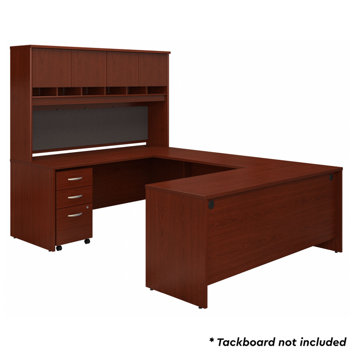 Series C 72W U Shaped Desk with Hutch and Storage