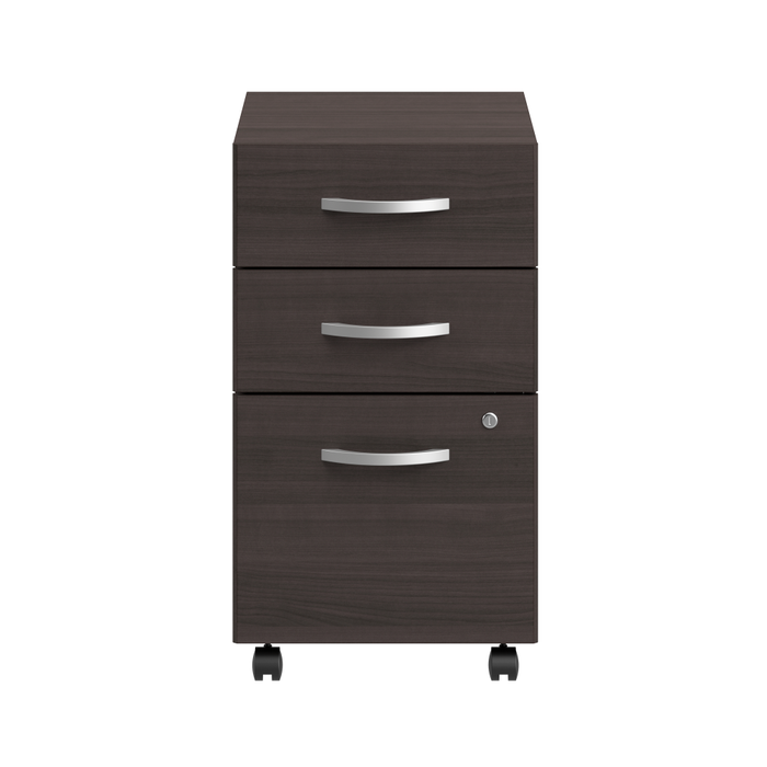 Arrive 3 Drawer Mobile File Cabinet - Assembled