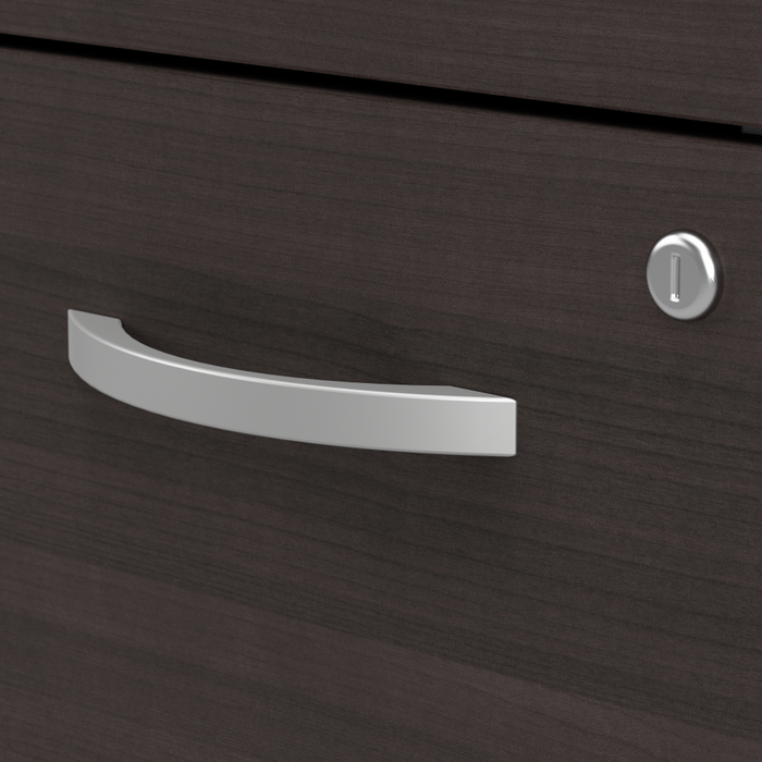 Arrive 72W x 30D Reception Desk with Counter and Mobile File Cabinet