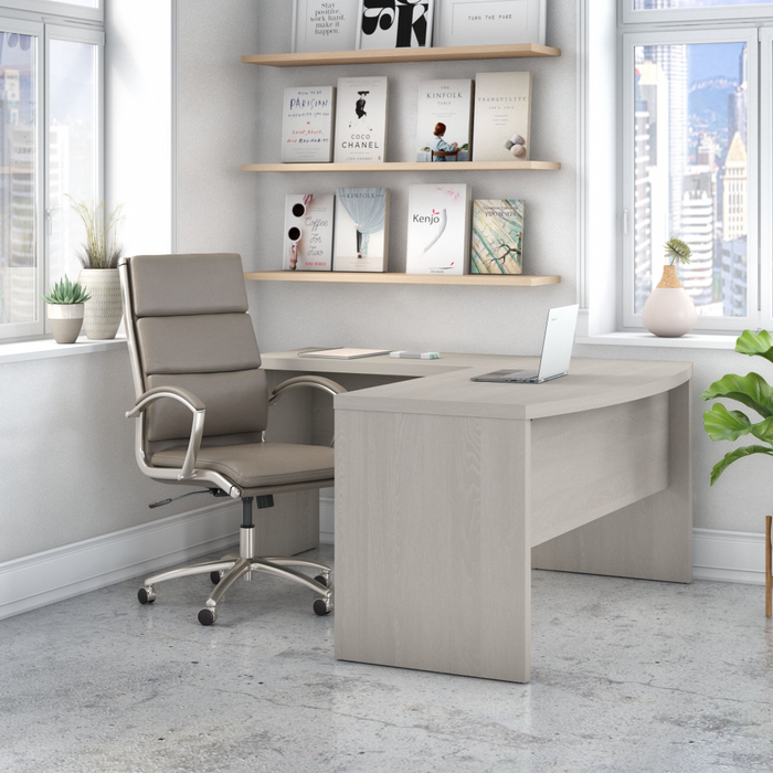 Echo L Shaped Bow Front Desk
