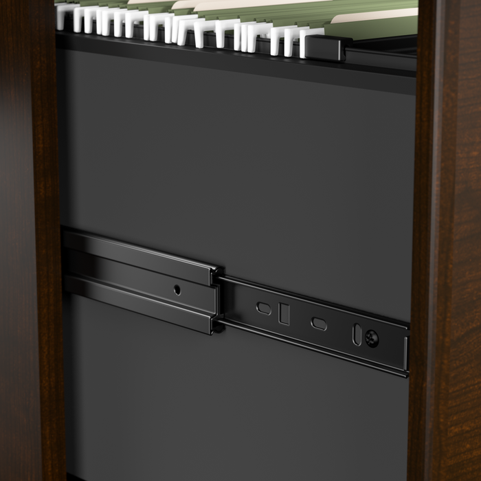 Series C 66W L Shaped Desk with 42W Return and Mobile File Cabinet