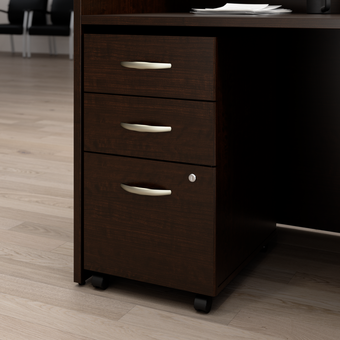 Arrive 3 Drawer Mobile File Cabinet - Assembled