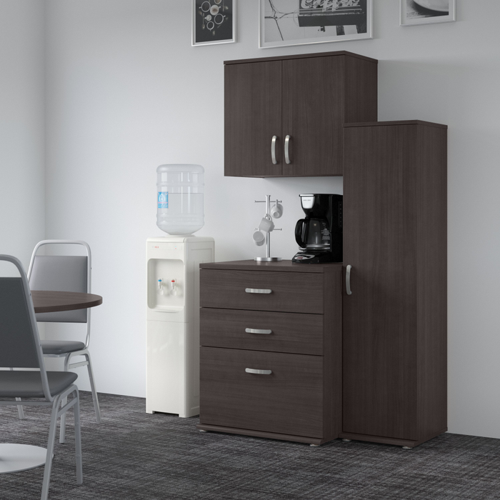 Universal 44W 3 Piece Modular Storage Set with Floor and Wall Cabinets