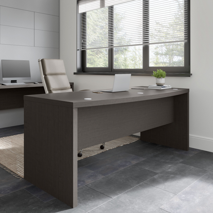 Echo 72W Bow Front Desk