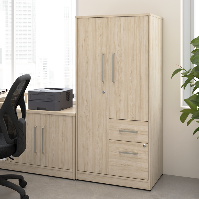 Vista Wardrobe Cabinet with Drawers