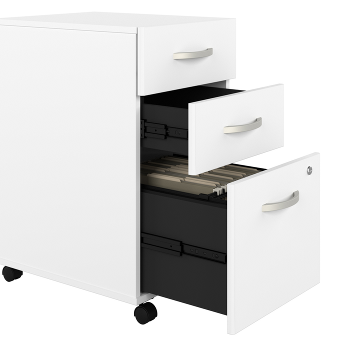 Studio C 3 Drawer Mobile File Cabinet