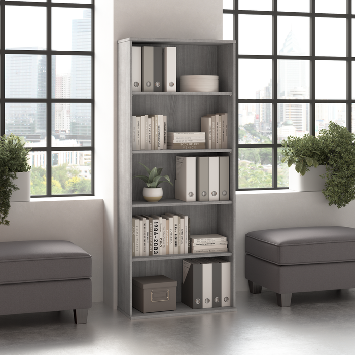 Hustle Tall 5 Shelf Bookcase