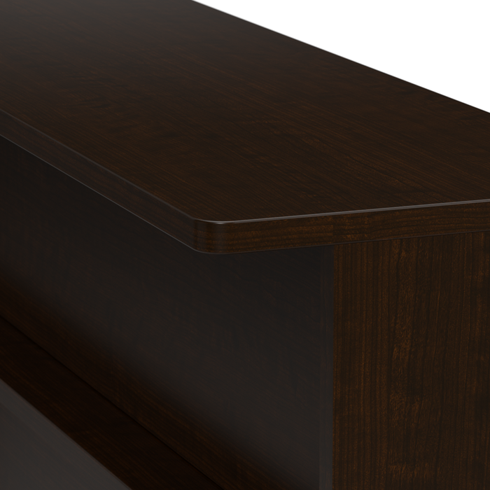 Arrive 60W x 72D L Shaped Reception Desk with Shelf