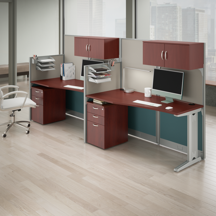 Office in an Hour 65W x 33D Straight Cubicle Desk