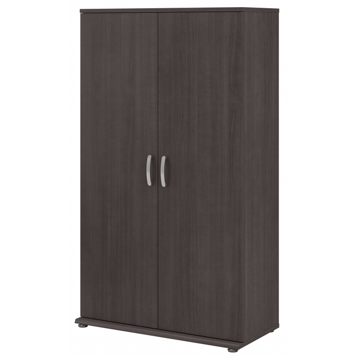 Universal Tall Storage Cabinet with Doors and Shelves
