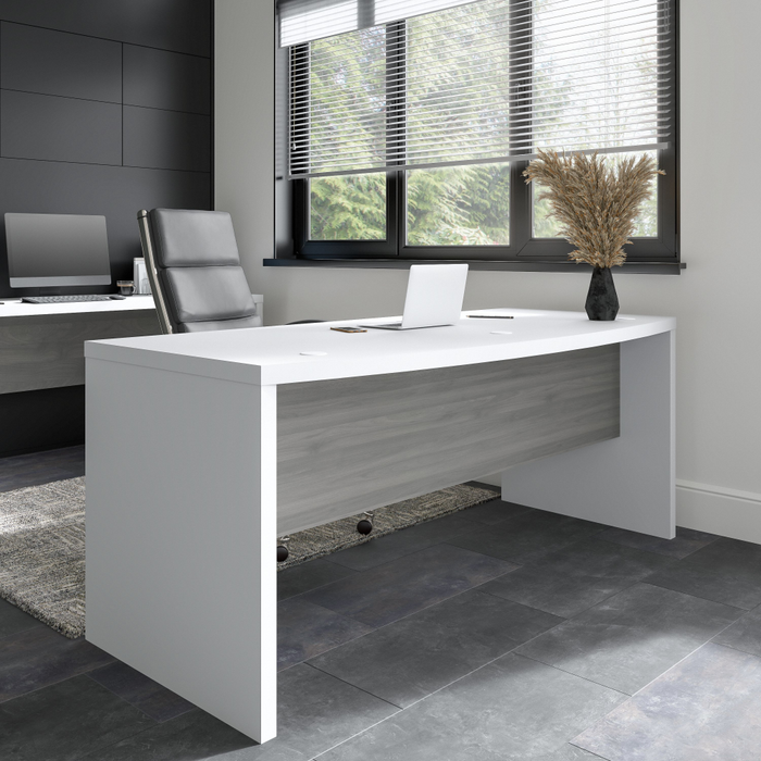 Echo 72W Bow Front Desk