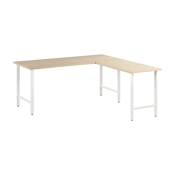 Hustle 72W x 30D L Shaped Computer Desk with Metal Legs