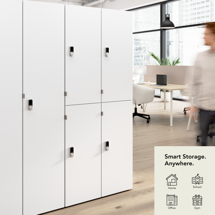 Assure Single Tier 2 Door Storage Locker with Keypad Locks