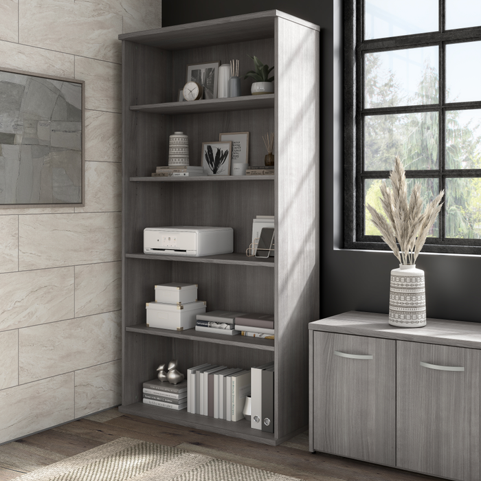 Hybrid Tall 5 Shelf Bookcase